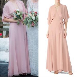 Reformation Winslow Dress in Blush